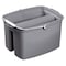 Rubbermaid Commercial 17 qt Gray, Plastic FG261700GRAY - alternate 1